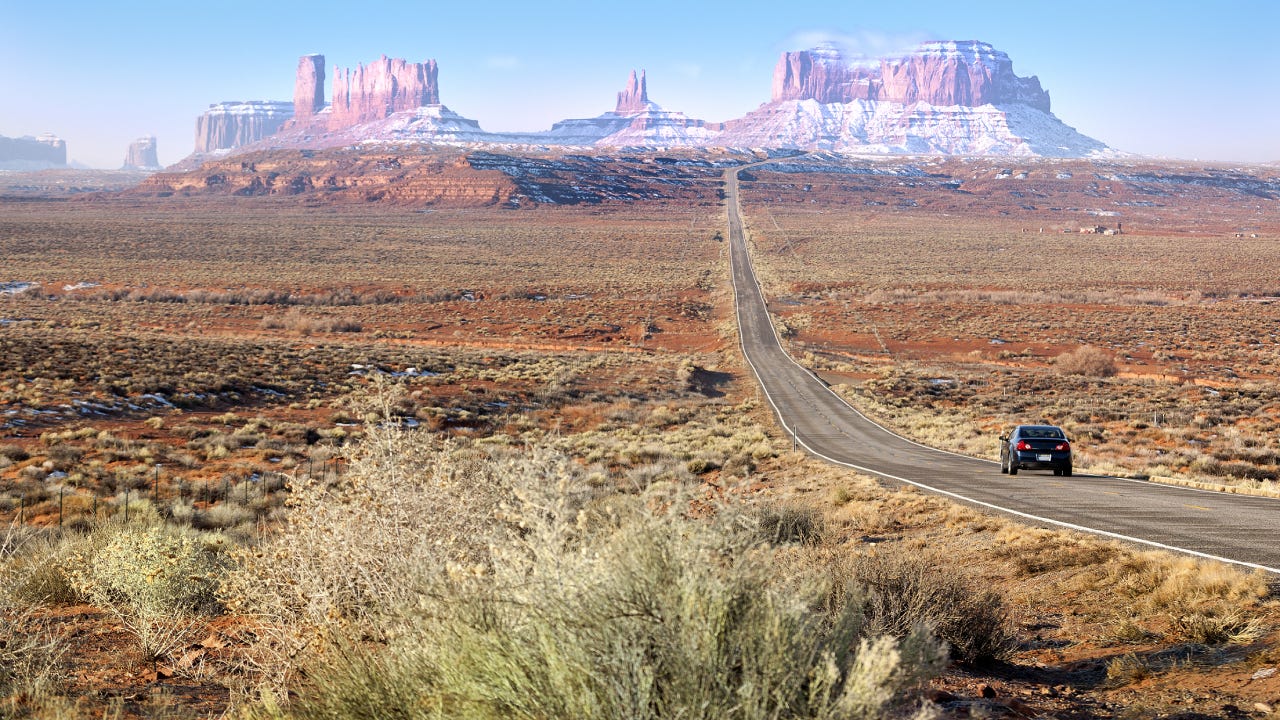 Scenic open expanse in Arizona.