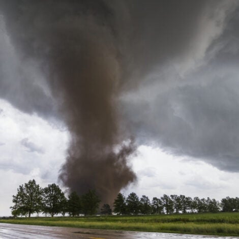 In Arkansas, where is Tornado Alley?