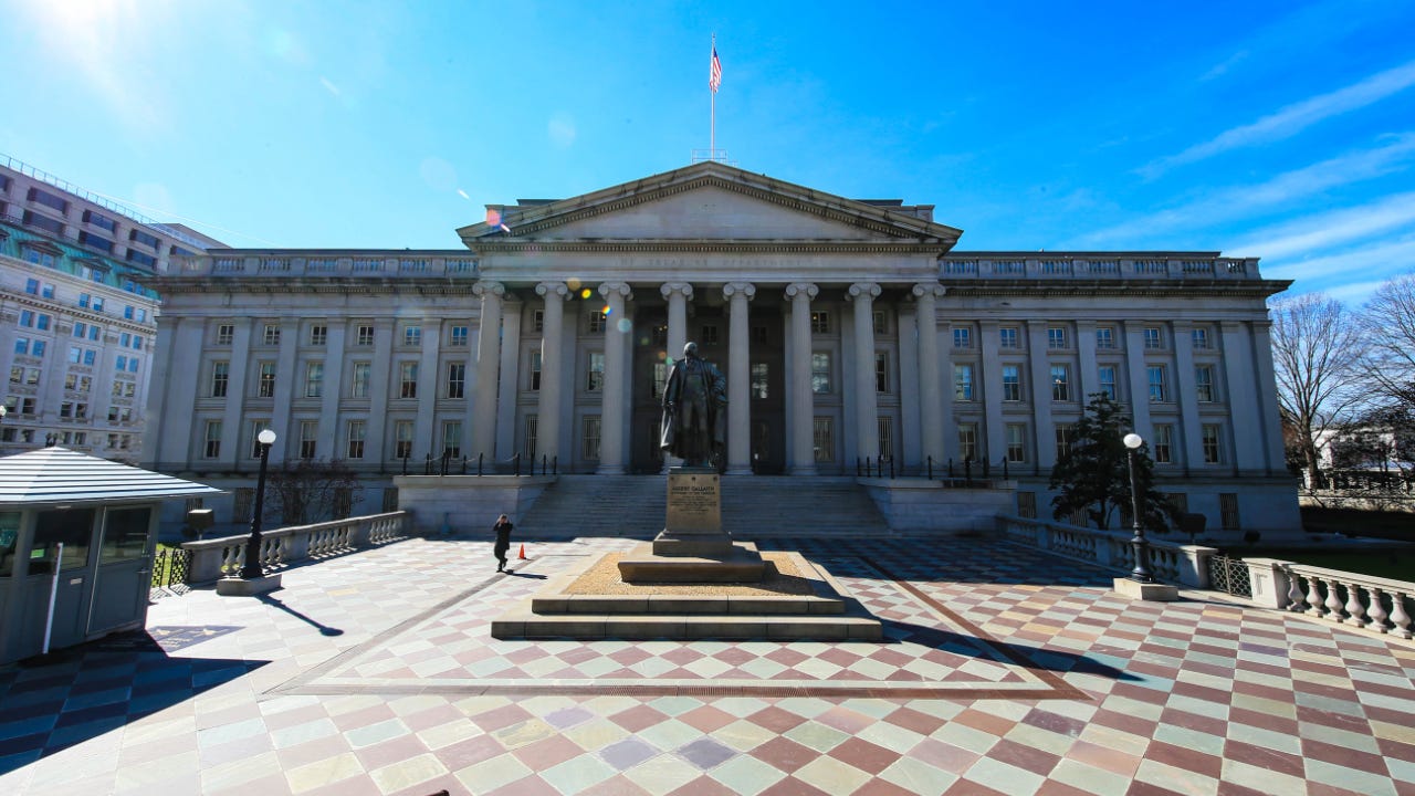 The Treasury building/