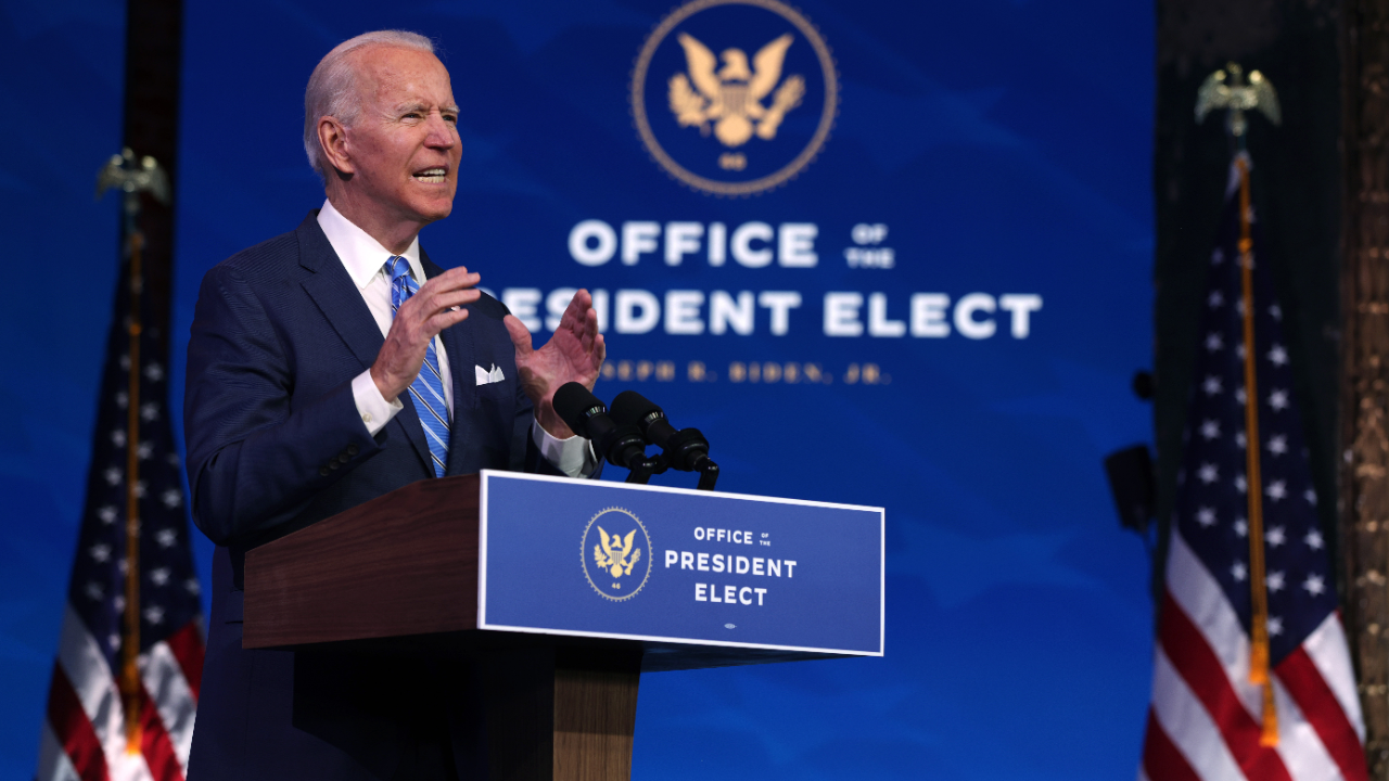President-elect Joe Biden addresses the nation about his plans to fight the coronavirus pandemic.