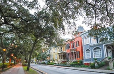 Scenic streets of Savannah, Georgia.
