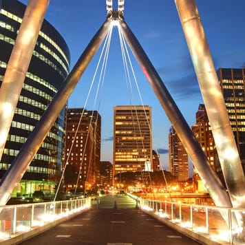 Iconic bridge in Hartford