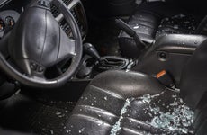Car Window Smashed By A Thief