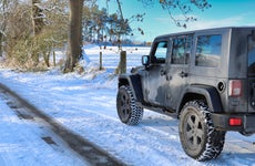 Wrangler Jeep In The Snow