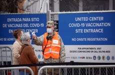 Chicago's United Center Opens As Mass Vaccination Site