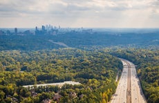 View of interstate highway, Atlanta