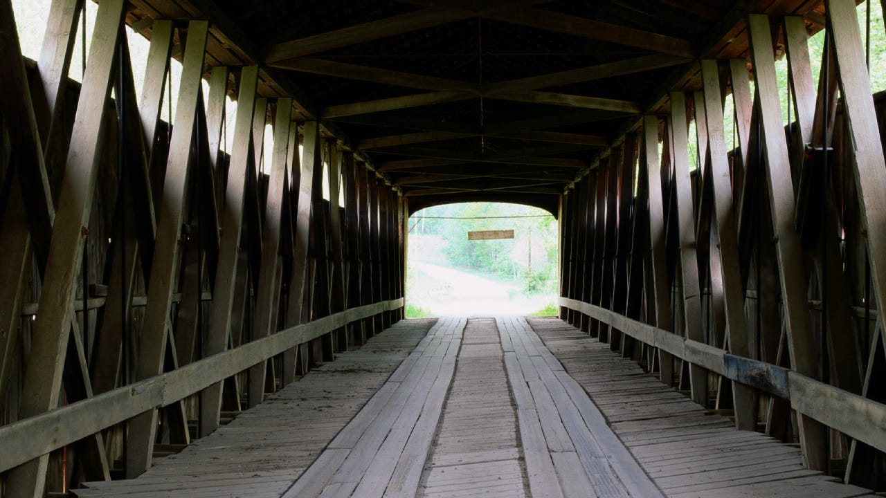 Covered Bridge in Kokomo, Indiana