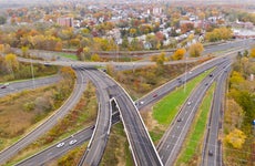 New England Highways East Hartford Connecticut Aerial