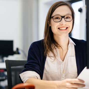 A young businesswoman