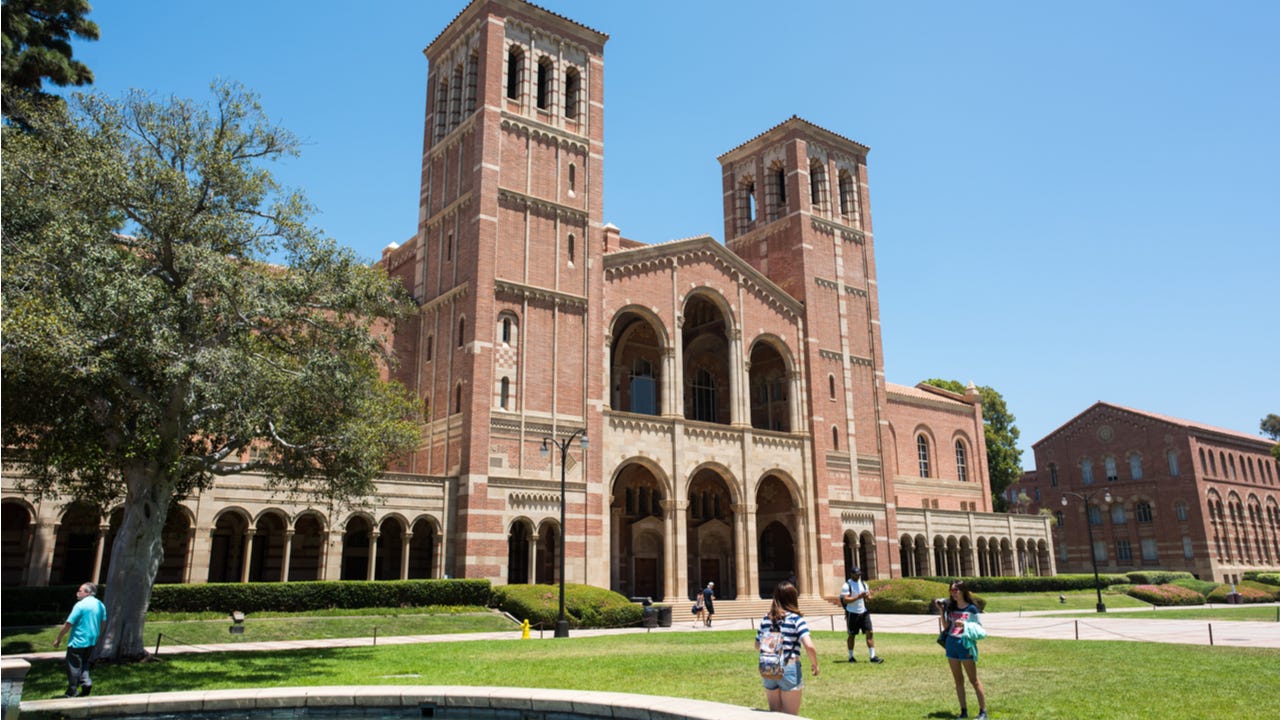 UCLA campus in the afternoon