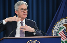 Federal Reserve Chairman Jerome Powell speaks at a press conference after an FOMC meeting.