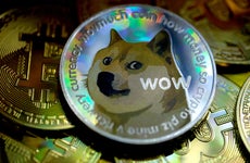 A picture of dogecoin and other cryptocurrencies