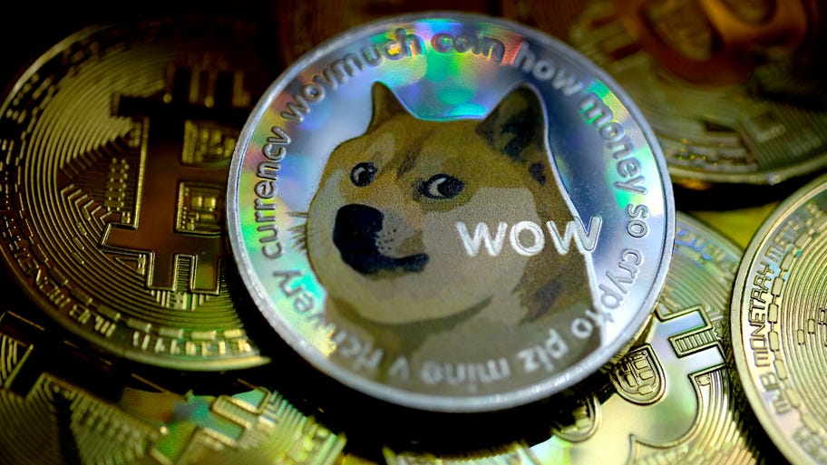A picture of dogecoin and other cryptocurrencies