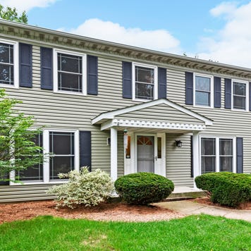 A Colonial-style single-family home