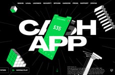 A picture of the Cash App sign in screen