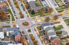 Residential Street Aerial
