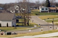 A suburban neighborhood outside of Canton, Ohio