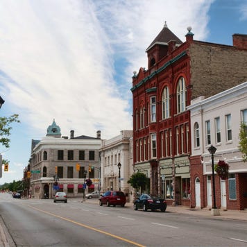 Small town main street