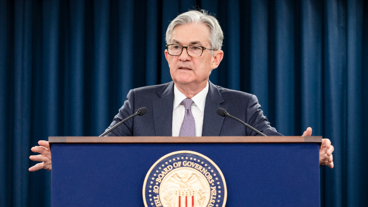 Federal Reserve Chairman Jerome Powell speaks at press conference