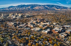 Overhead view of University of Nevada Reno