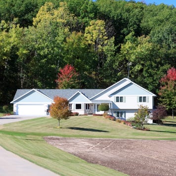 A rural home in Minnesota
