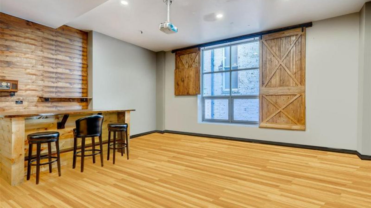 Denver bachelor pad digitally-staged as empty