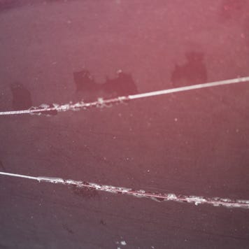 big scratches on a car
