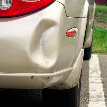 dented car bumper