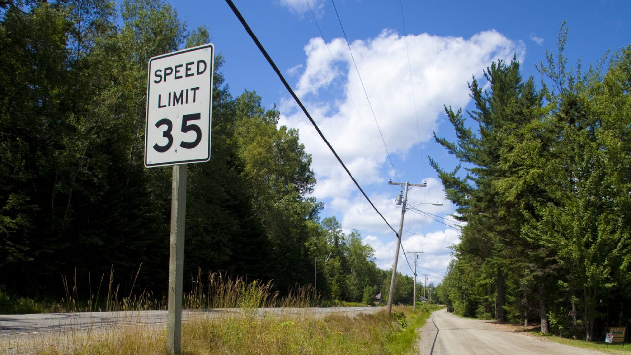 Maine speed limit
