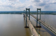 Delaware Memorial Bridge aerial