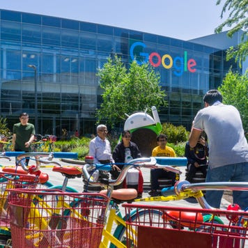 Exterior of Google main campus