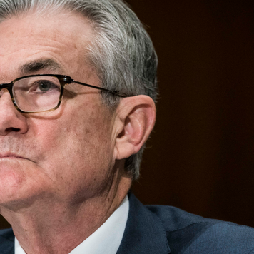 Federal Reserve Chair Jerome Powell speaks at congressional hearing.
