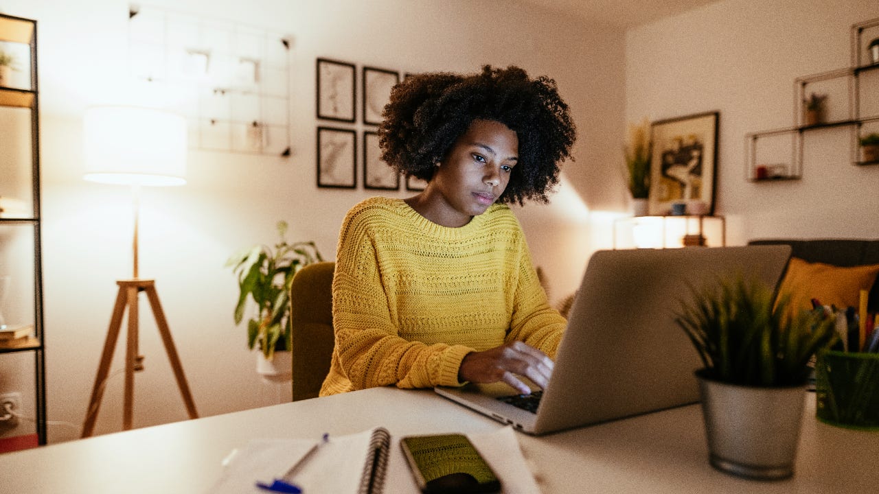 Woman on laptop