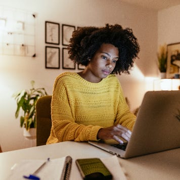 Woman on laptop