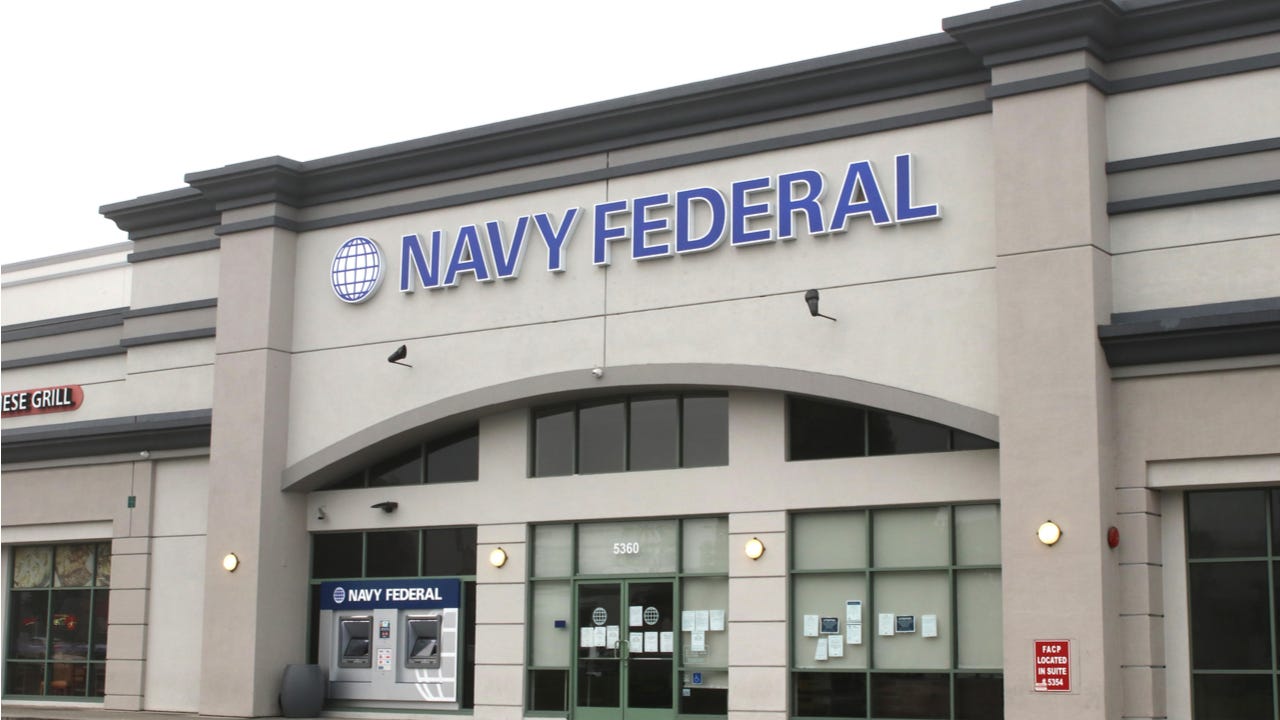 Exterior of a Navy Federal Credit Union
