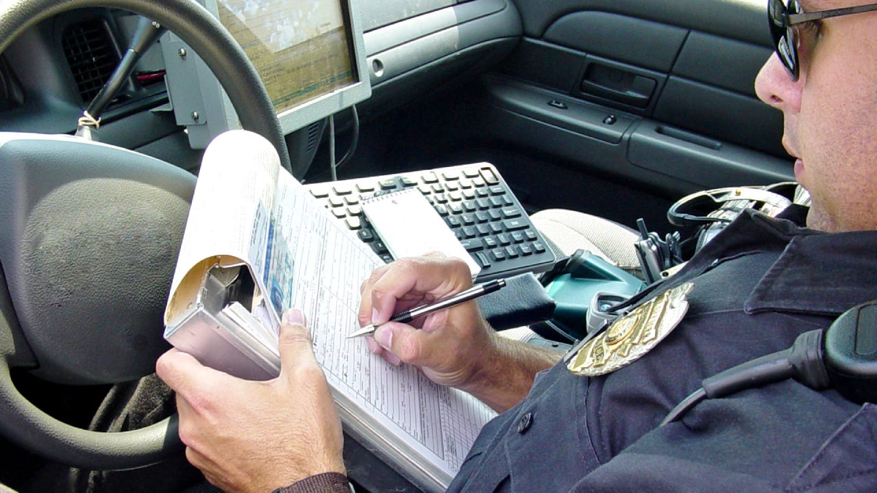 Police Officer Writing Ticket 3