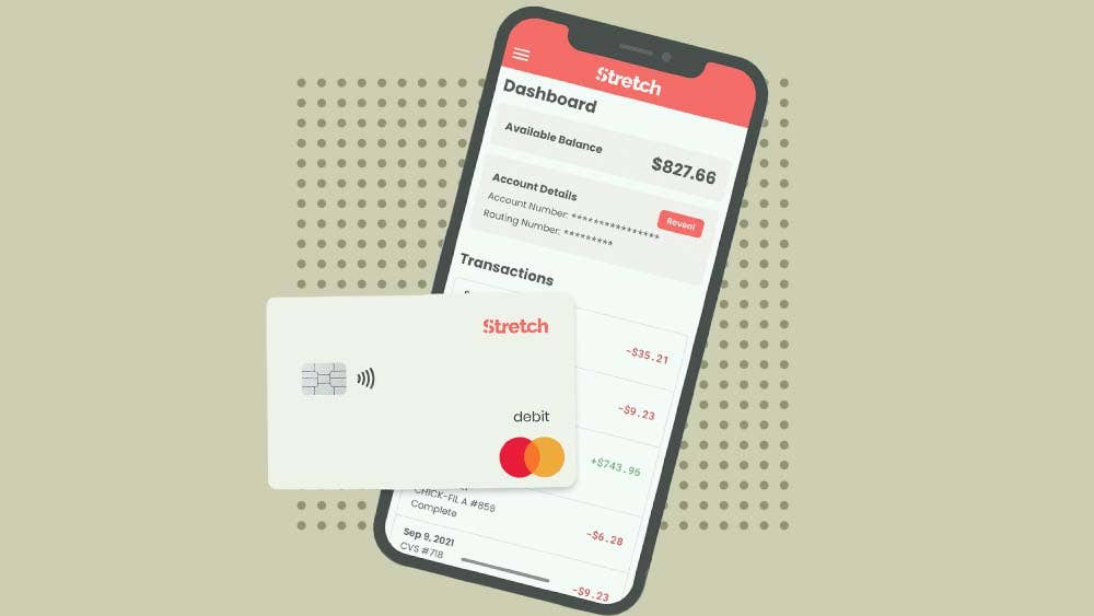 An image of the Stretch app on a phone