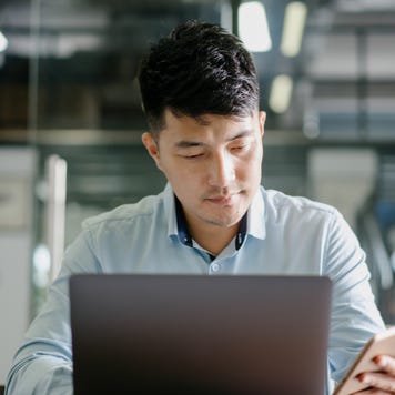 businessman working in office