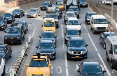 Traffic Jam Near Queensboro Bridge, New York City