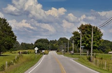 Smalltown roads of Kentucky