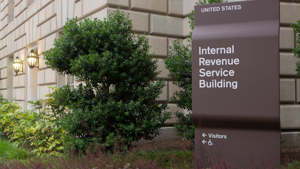 The IRS (Internal Revenue Service) headquarters building in Washington DC
