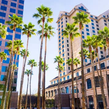 Urban landscape in downtown San Jose, Silicon Valley, California