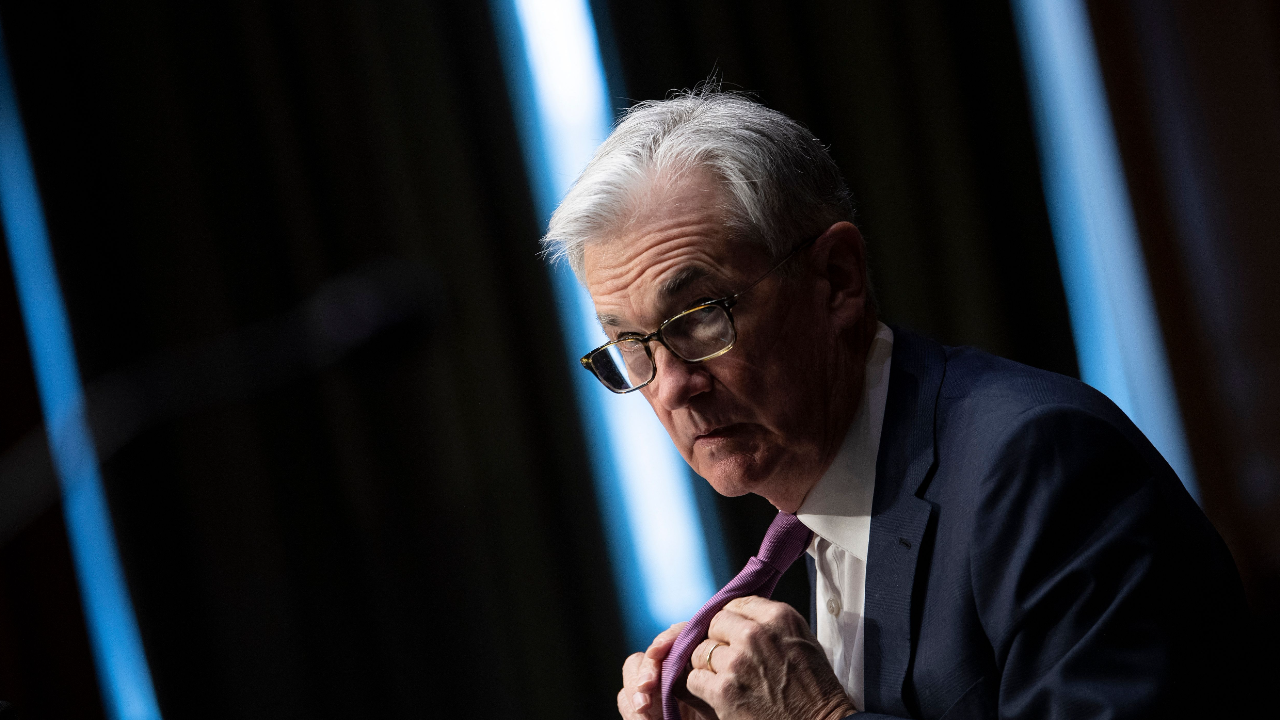 Federal Reserve Board Chairman Jerome Powell prepares for congressional testimony