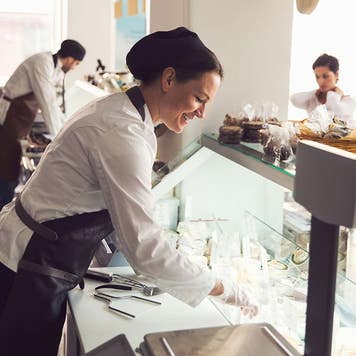 employees working in a deli