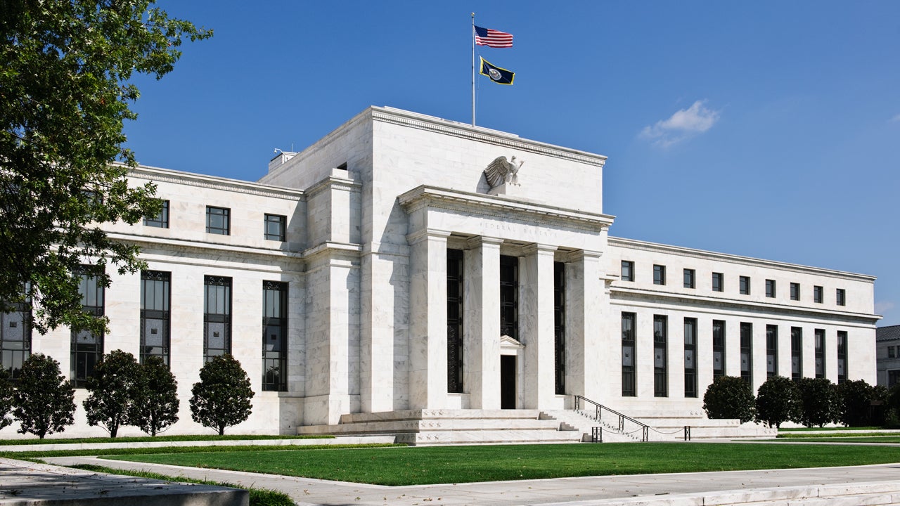 exterior of the US Federal Reserve building