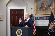 President Biden speaks from the Oval Office