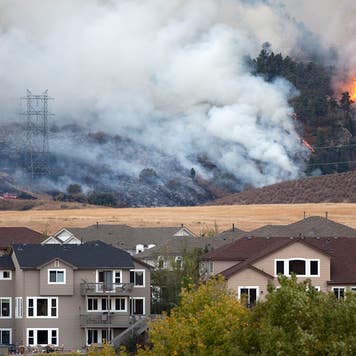 wildfire outside of denver colorado