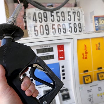 Gas pump prices
