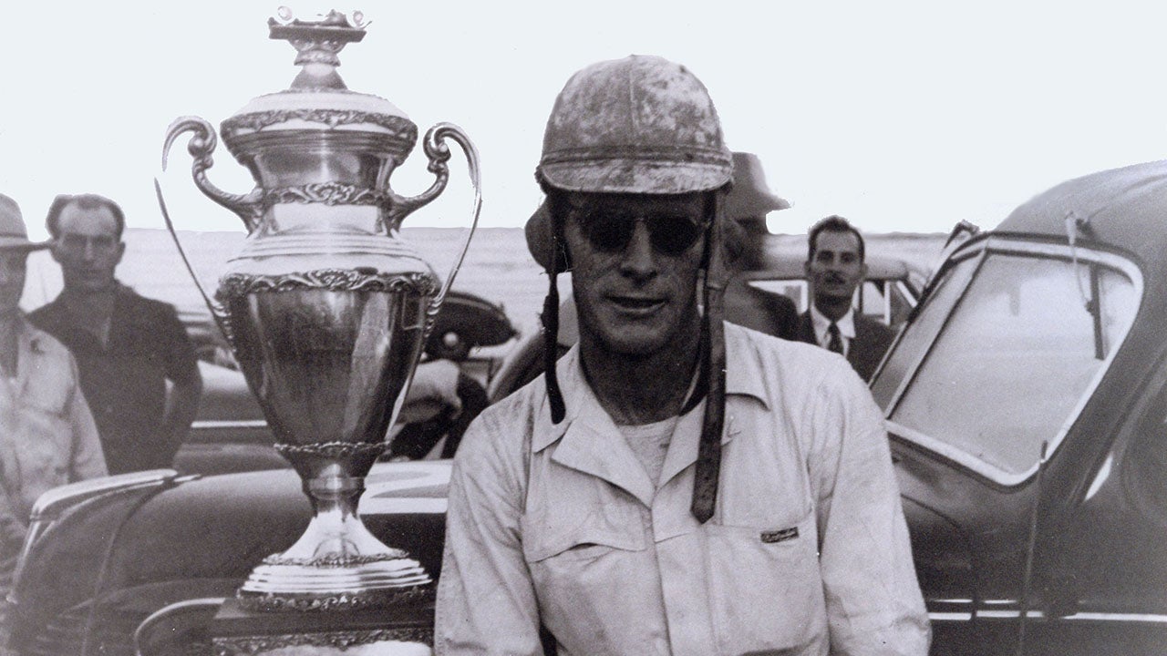 Red Byron at a Nascar Race in the 1940s