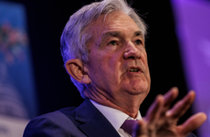 Federal Reserve Chair Jerome Powell speaks at a conference